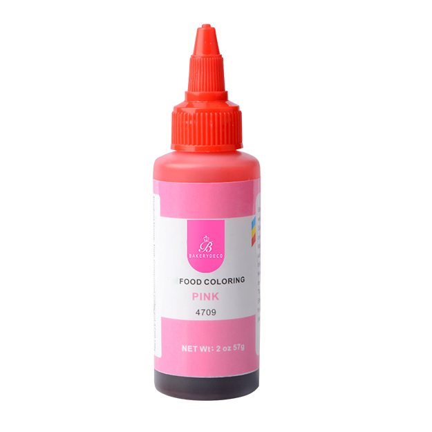 pink liquid food coloring