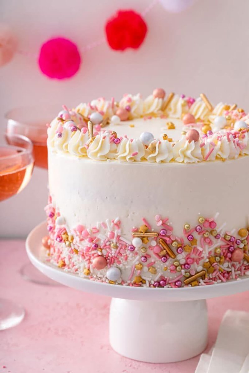 sprinkles cake application