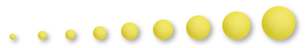 sugar pearls size