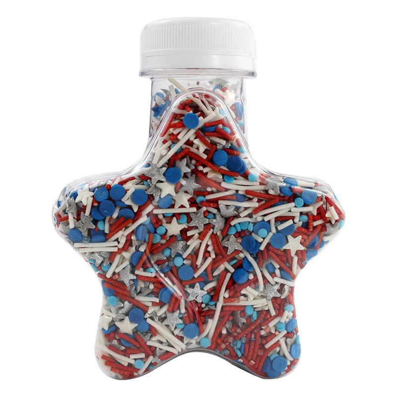star bottle sprinkles packing