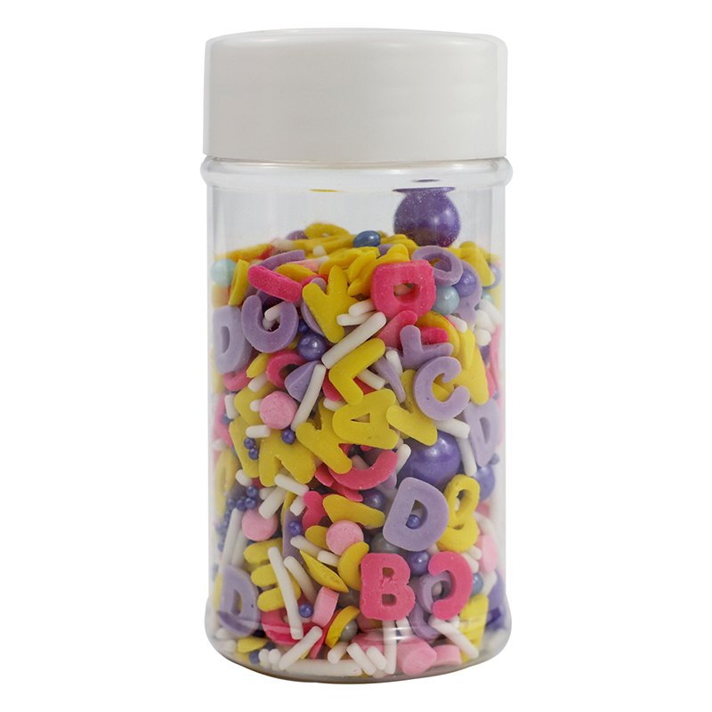 Short round bottle sprinkles packing
