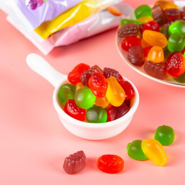 Fruit-flavoured gummy candy