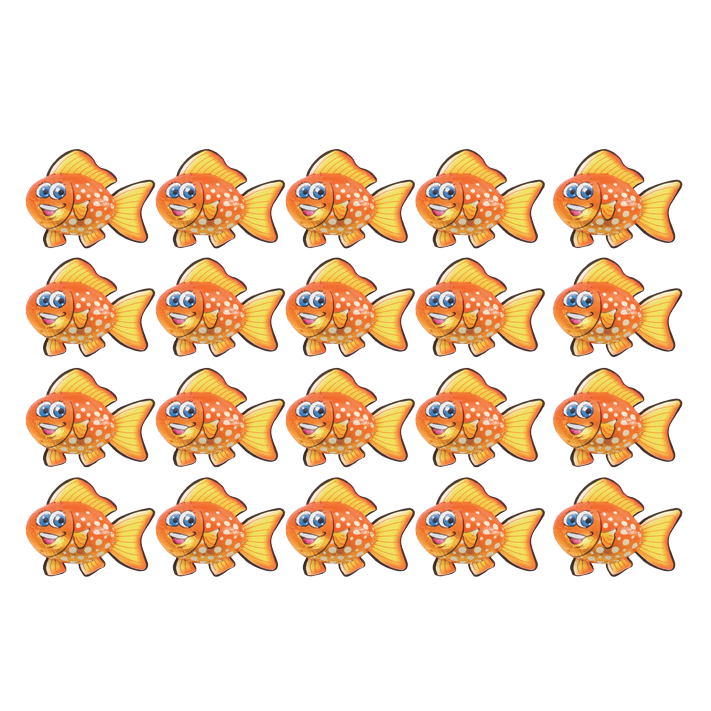 Bubble fish chocolate