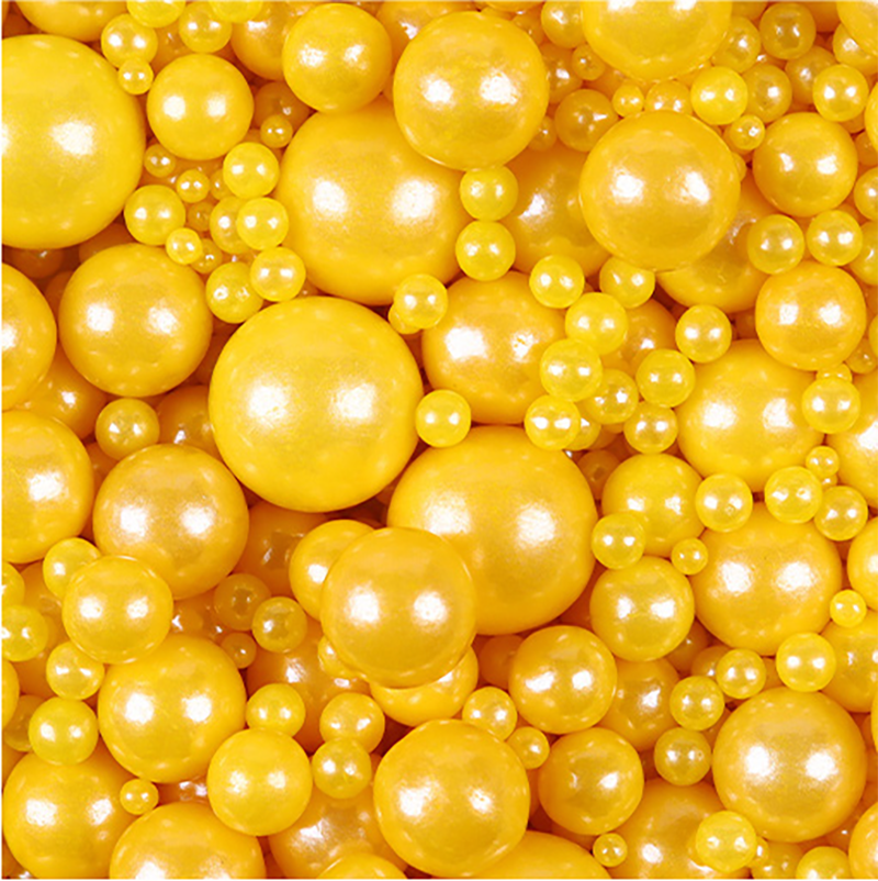 Sugar pearls collection for cake and dessert decoration