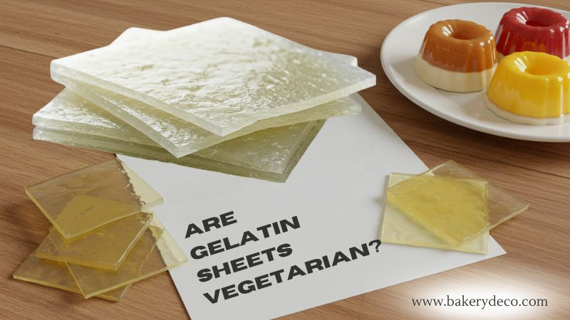 Are gelatin sheets vegetarian