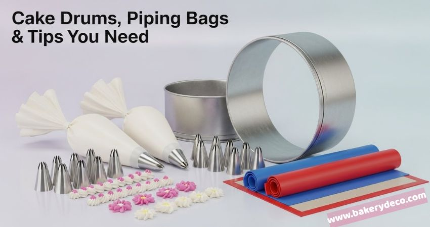 Cake Drums, Piping Bags& Tips You Need