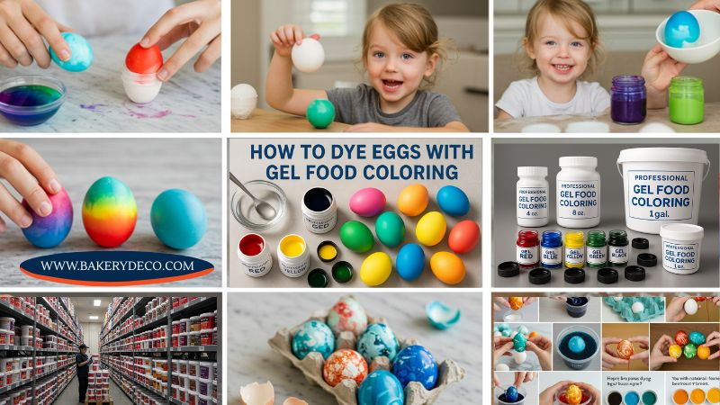 How to dye eggs with gel food coloring