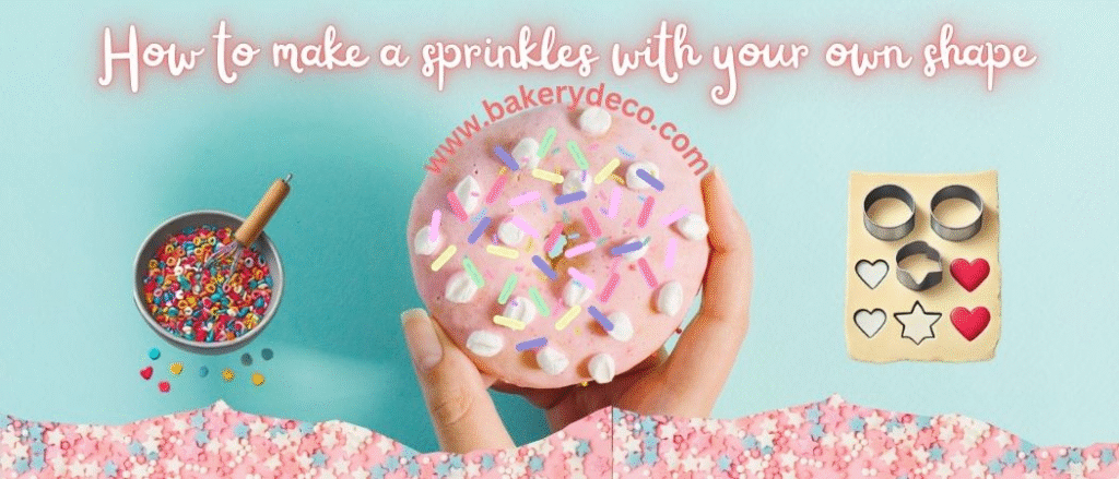 How to make a sprinkles with your own shape