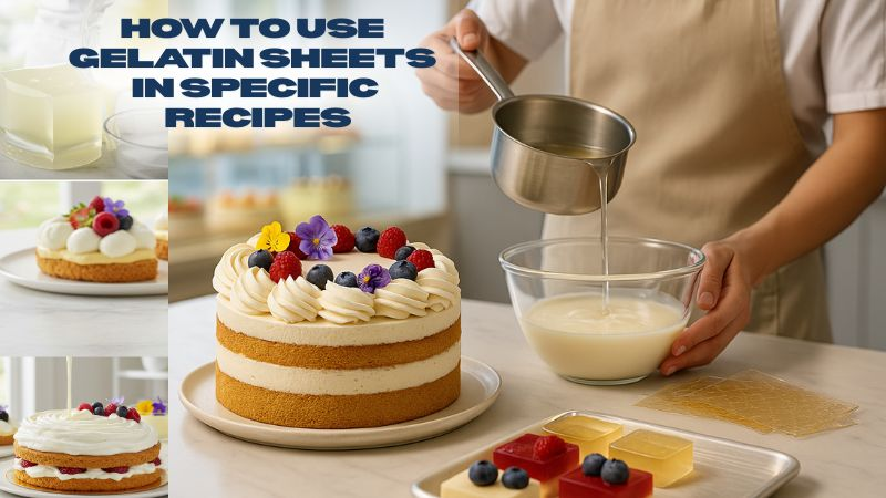 How to use gelatin sheets