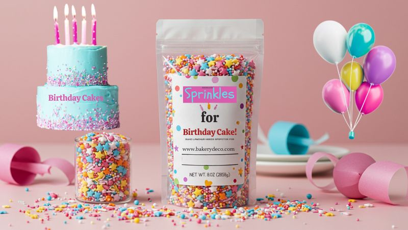 Sprinkles for birthday cake