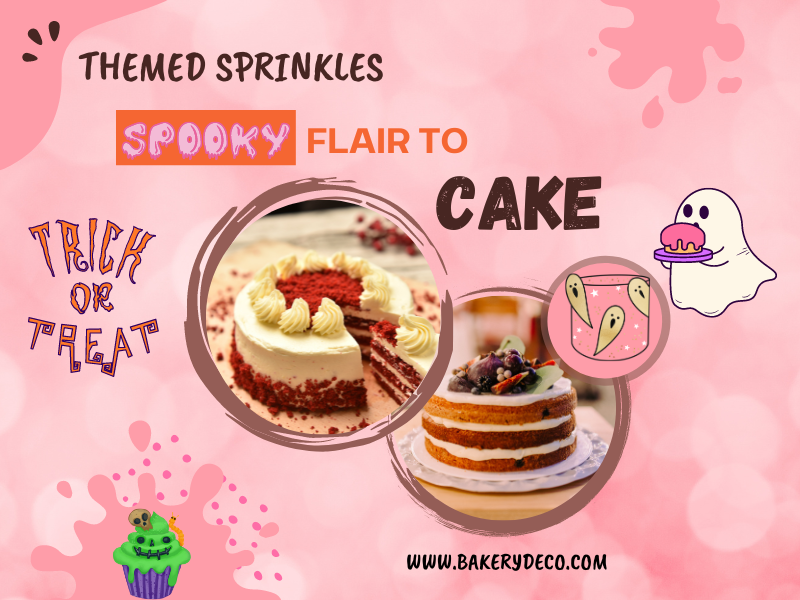 themed Sprinkles spooky flair to cake