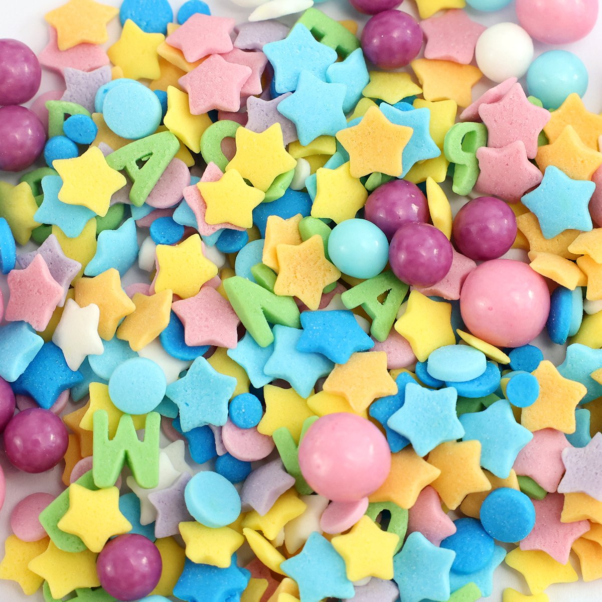 Natural sprinkles sugar pearls confetti