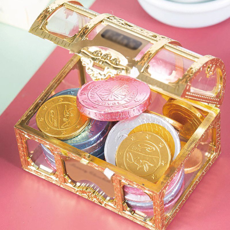 Treasure Chest Gold Coin Milk Chocolate Gift Set