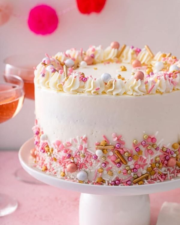 sprinkles cake application